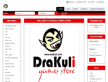Tablet Screenshot of drakuli.com